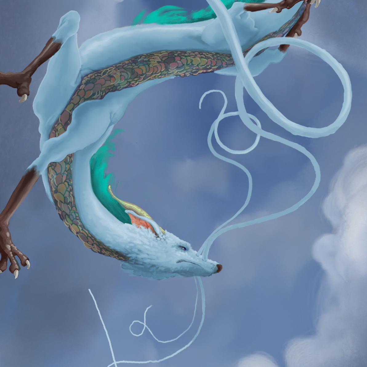 Digital Painting: Rainclouds