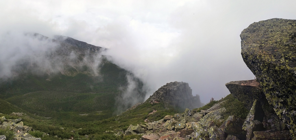 Landscape panorama photo of a mountain